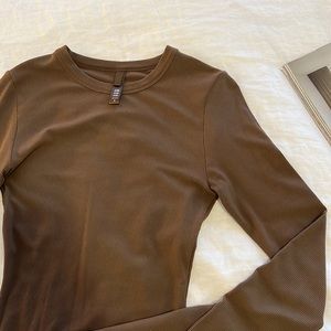 SKIMS Soft Lounge Crew Neck Long Dress